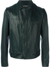 ANN DEMEULEMEESTER patch pocket zipped jacket,1602300128804911575073