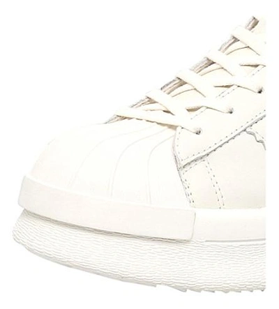 Shop Rick Owens X Adidas Ro Mastodon Pro Model Leather Trainers In White
