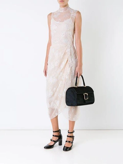 Simone Rocha Embroidered Overlay Dress | ModeSens