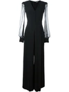 ALEXANDER MCQUEEN V-NECK EVENING JUMPSUIT,437664QHE4011585635