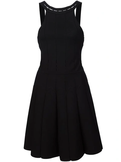 Cushnie Et Ochs Woman Cutout Stretch-knit Mini Dress Black