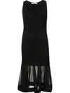GIVENCHY chiffon trim dress,DRYCLEANONLY