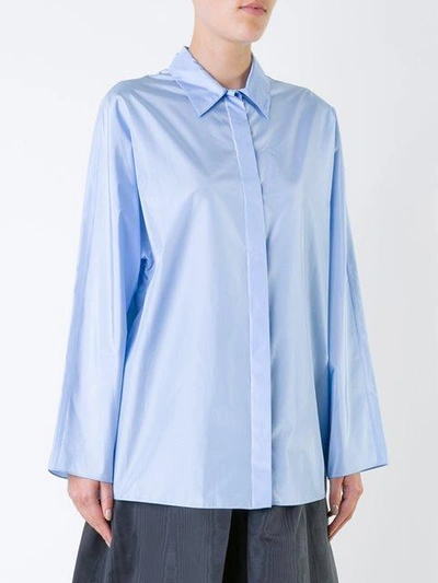 Shop Nina Ricci Boxy Shirt - Blue