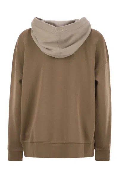 S Max Mara Agata Hoodie In Brown