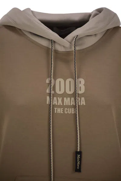 S Max Mara Agata Hoodie In Brown