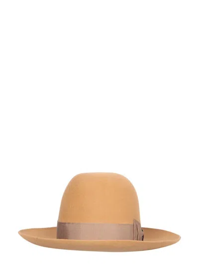 Shop Borsalino Eleonora Hat In Brown
