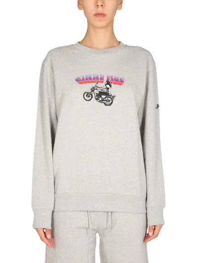 Apc A.p.c. "mika" Sweatshirt Unisex In Grey
