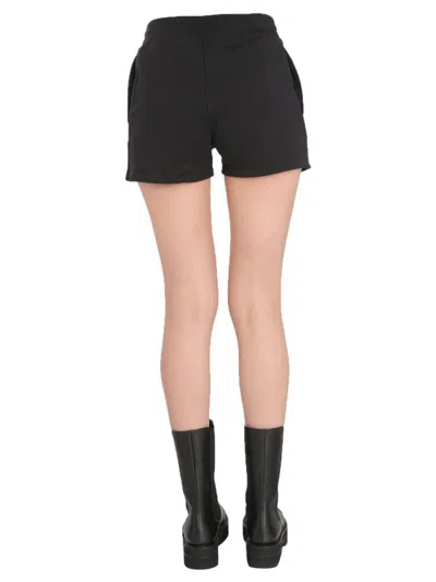 Moschino Printed Casual Shorts In Black