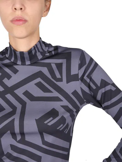 Mcq By Alexander Mcqueen Mcq Alexander Mcqueen Dazzelle Patterned Top In Black