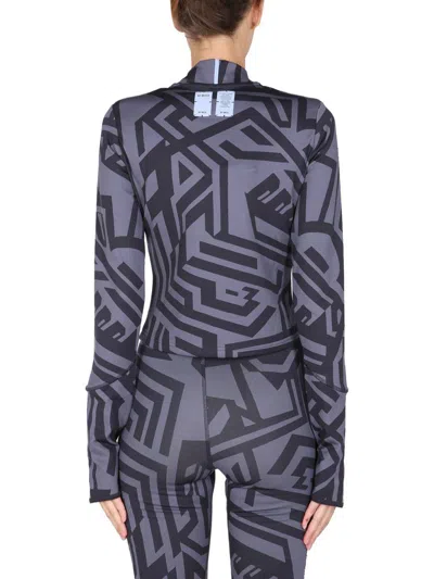 Mcq By Alexander Mcqueen Mcq Alexander Mcqueen Dazzelle Patterned Top In Black