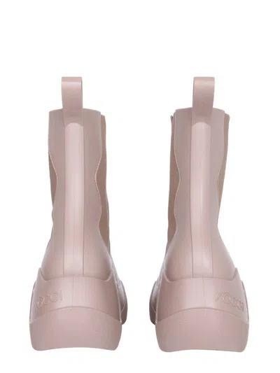 Xocoi Recycled Pvc Boots In Brown