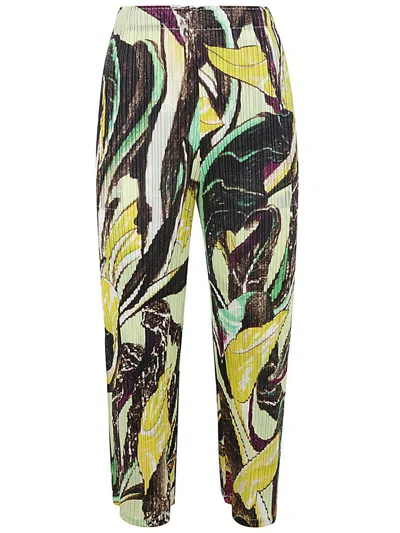 Issey Miyake Pleats Please  Tardivo Pants Clothing In Green