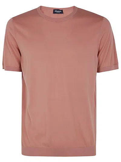 Drumohr Suéter Cuello Redondo - Rosado In Multicolor