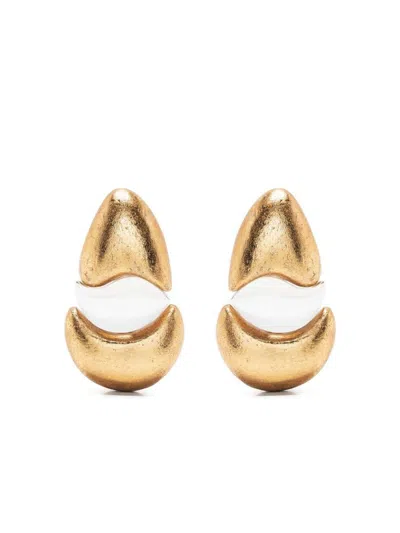 Monies Hamu Earclips Accessories In Beige