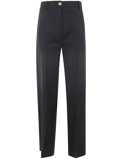 Patou Large Belt Trousers In Black