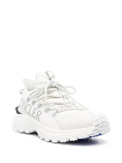 Moncler Lace-up High-top Sneakers Trailgrip Lite 2 In White