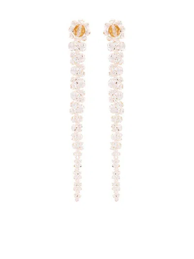 Simone Rocha Drip Earrings Accessories In Beige