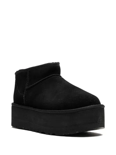 Ugg 'ultramini' Black Boots With Platform In Black