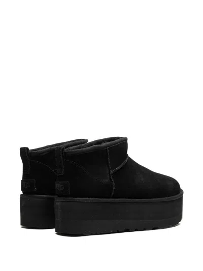 Ugg 'ultramini' Black Boots With Platform In Black