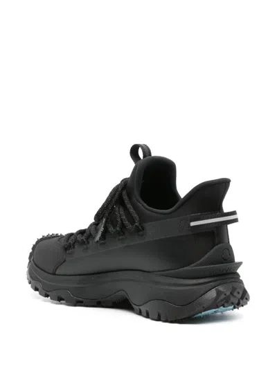 Moncler Trailgrip Lite2 Low Top Sneakers Shoes In Black