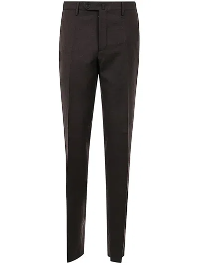 Incotex Belt-loop Casual Pants In Brown