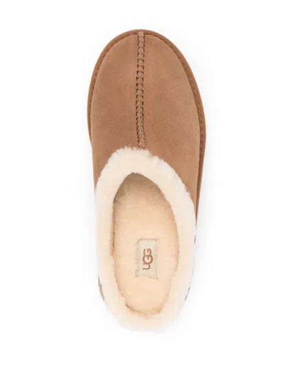 Shop Ugg Woman New Heights Cozy Clog Shoes In Brown