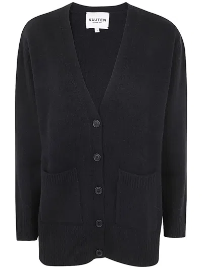 Kujten Any Cardigan In Black