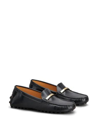 Tod's Women Gommino Leather Loafers In Grey