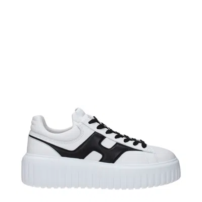 Hogan Nappa Leather Sneakers With Extralight Eva Sole In White