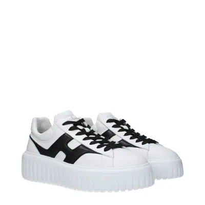 Hogan Nappa Leather Sneakers With Extralight Eva Sole In White