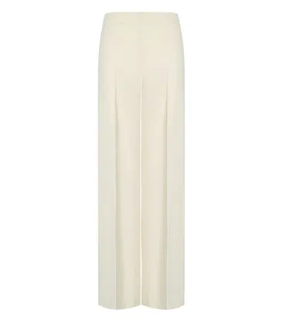 Twinset Twin-set Madreperla Wide Leg Trousers In Yellow