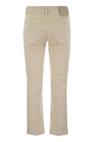 Sportmax Nilly - Five-pocket Mini Flare Trousers In Avory