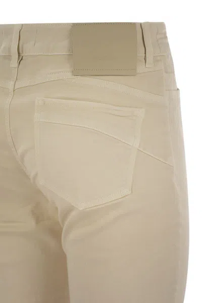 Sportmax Nilly - Five-pocket Mini Flare Trousers In Avory