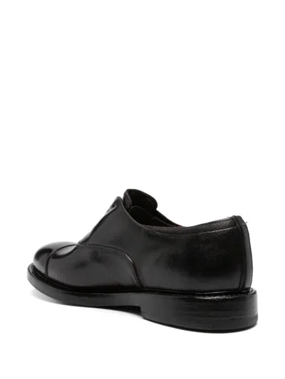 Premiata Lace-up Leather Derby Shoes In Brown