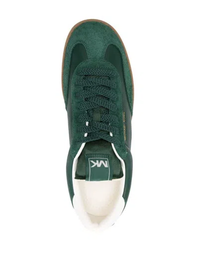 Michael Kors Wilton Lace Up Sneakers Shoes In Green