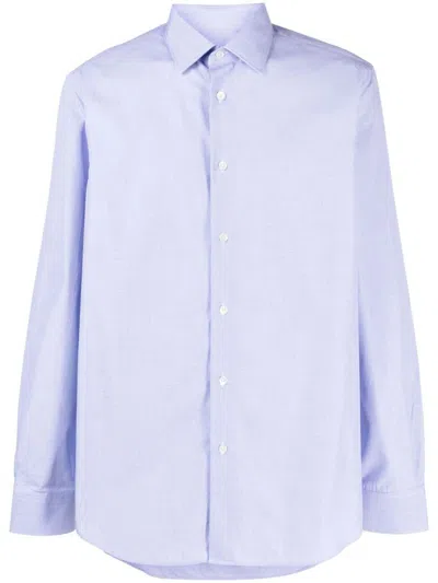 Shop Paul Smith Mens Tailored Fit Shirt In Blue