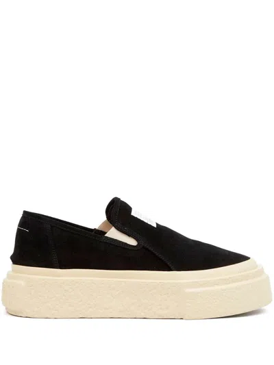 Shop Mm6 Maison Margiela Sneakers Shoes In Black