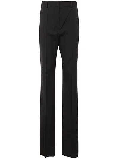 Sportmax High-waisted Tailored Pant With Practical Pockets In Black