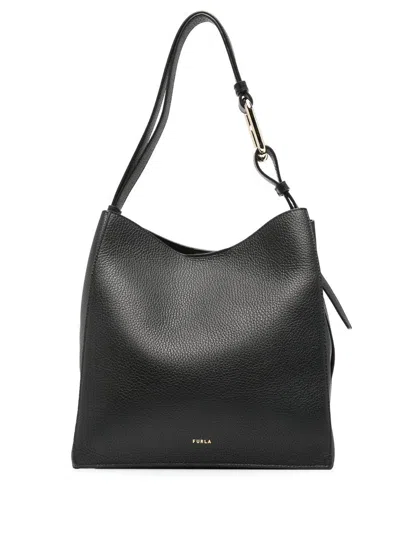 Furla Cloud Small Bucket Bag 25.5 Bags In Black