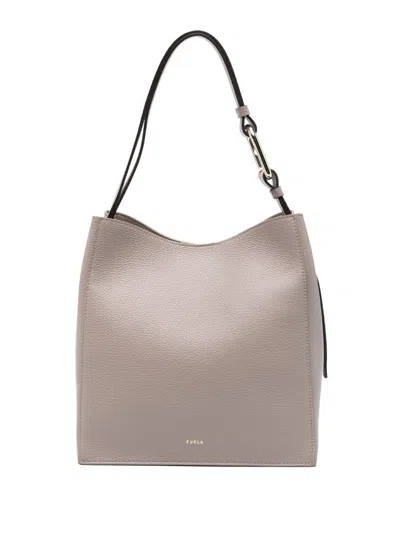 Furla Nuvola S Shoulder Bag In Grey