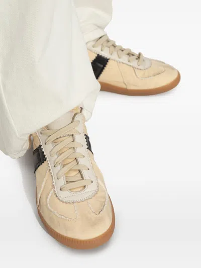 Maison Margiela Multicolor Fabric Replica Sneakers In Black