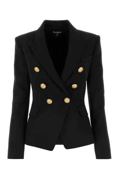 Balmain Spencer Cropped Cotton Jacket