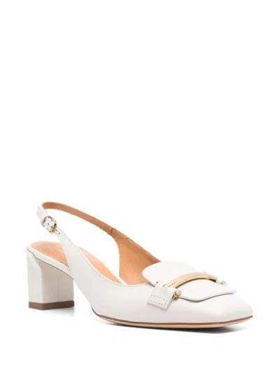 Tod's With Heel In Lime White