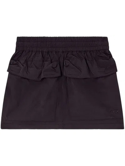 Diesel Knee Length And Midi Skirts In Black