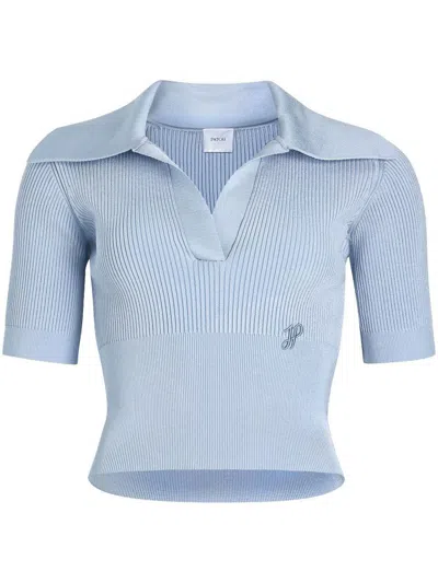 Patou T-shirts And Polos In Pearl Blue