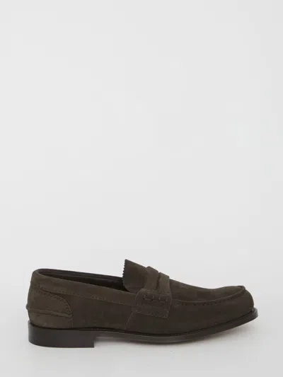 Church's Pembrey Suede Loafers In Brown