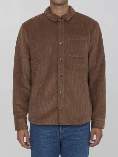 Shop James Perse Sherpa Jacket In Beige