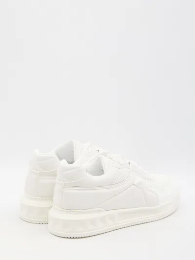 Valentino Garavani Mens White One Stud Xl Chunky-sole Leather Low-top Trainers In White