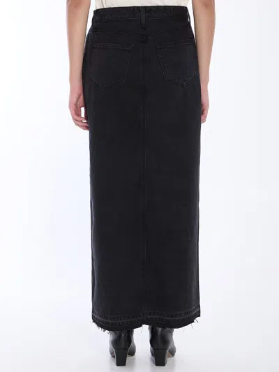 Paige Angela Maxi Skirt In Black
