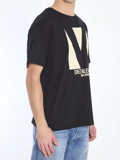 Valentino Crew Neck Short Sleeves T-shirts In Black